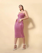 HAILEY DRESS (PINK)-Womenue