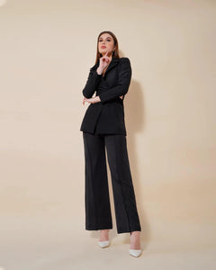 JANET FULL BLAZER (BLACK)-Womenue